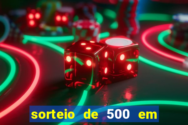 sorteio de 500 em cash toda segunda feira novibet